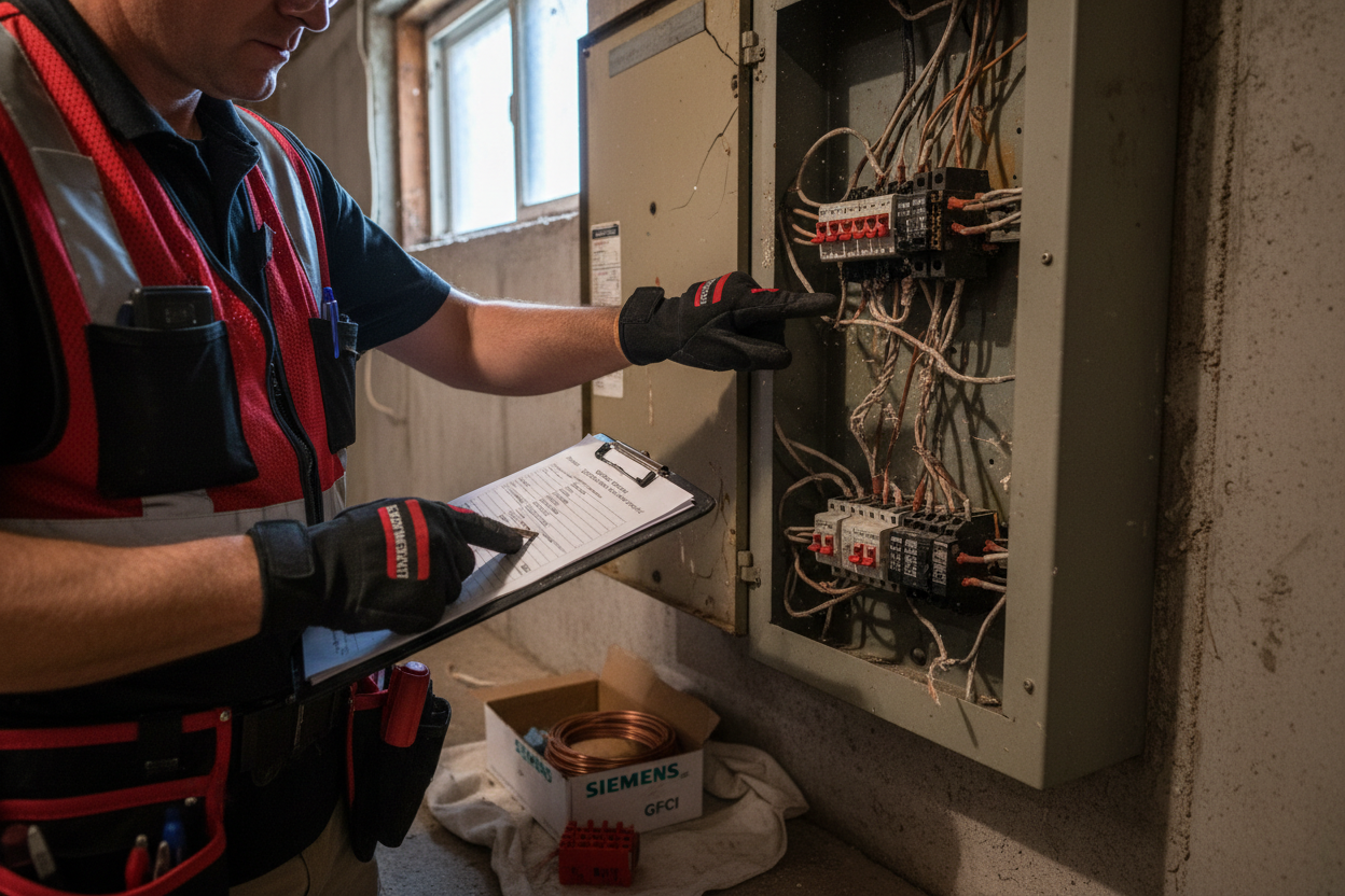 Electrical code compliance permit application documents required for residential work in Lexington Kentucky