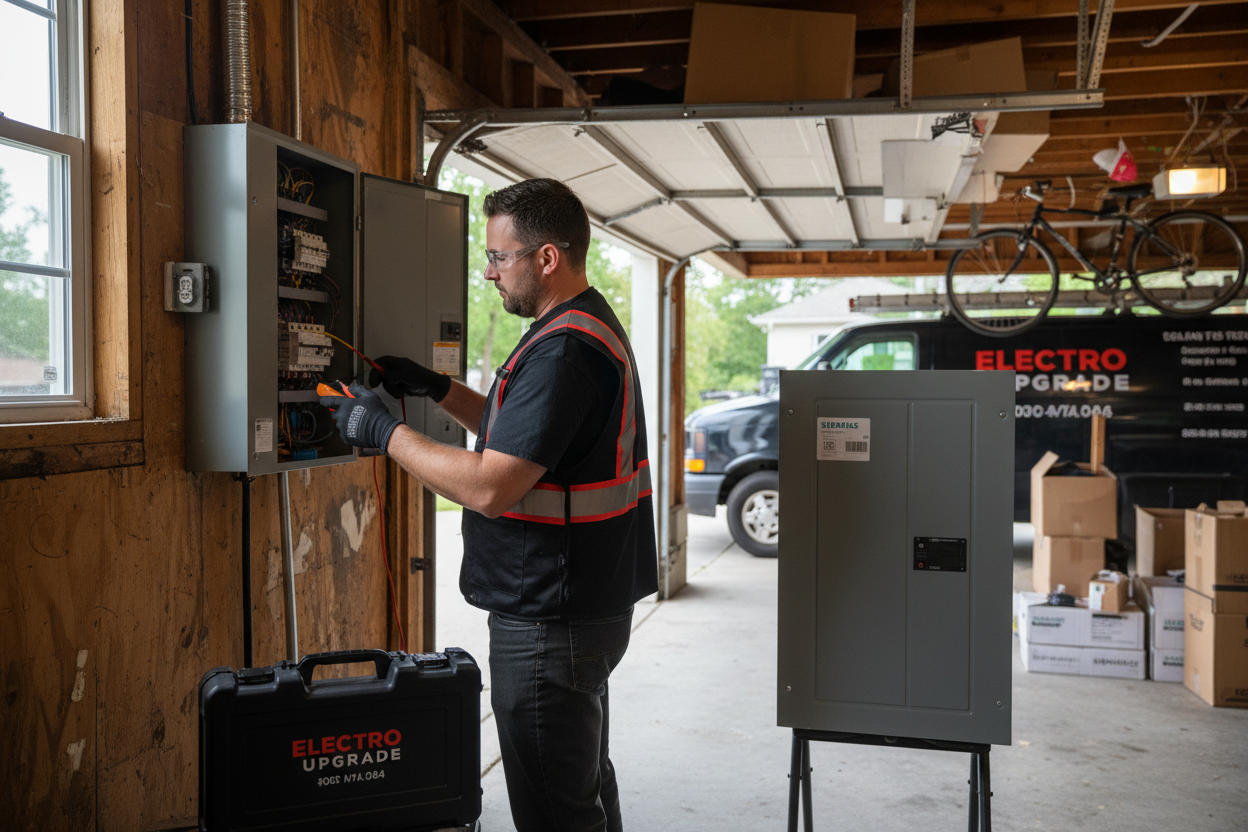 Level 2 ev charger installation electrical panel breaker requirements for Kentucky homes